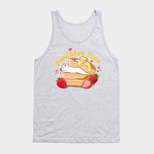 Kawaii Pancakes and Cat Tank Top